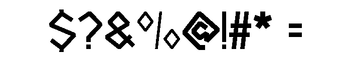 Roknag Regular Font OTHER CHARS