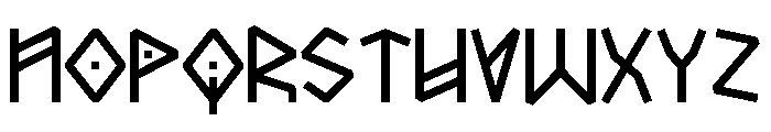 Roknag Regular Font LOWERCASE