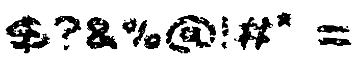 Rokstune Font OTHER CHARS