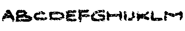 Rokstune Font UPPERCASE