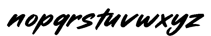 Rokugima Font LOWERCASE