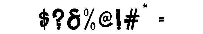 RolaleRegular Font OTHER CHARS