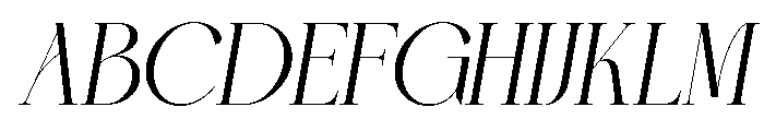 Roliace Italic Font UPPERCASE