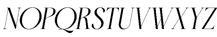 Roliace Italic Font UPPERCASE