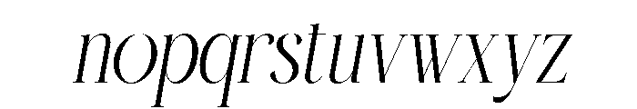 Roliace Italic Font LOWERCASE