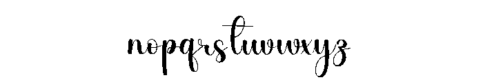 Rollablades Font LOWERCASE