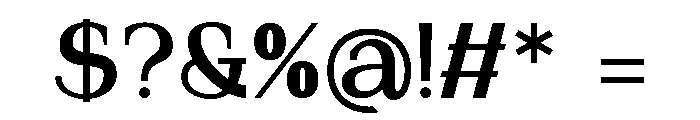 Roller-Bright-Regular Font OTHER CHARS