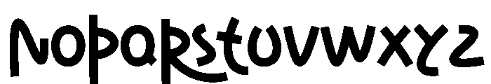 Rollers Breaking Font LOWERCASE