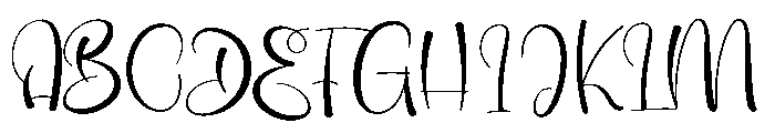 Rolling Delighting Font UPPERCASE