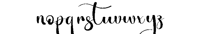 Rolling Delighting Font LOWERCASE