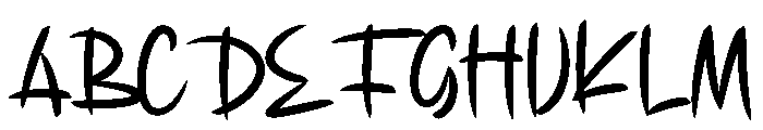 Rolling Delighty Font UPPERCASE