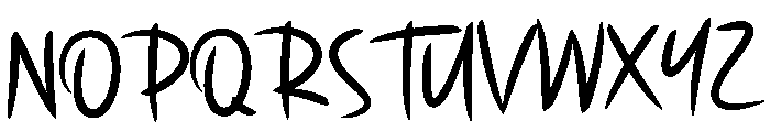 Rolling Delighty Font UPPERCASE
