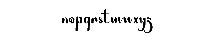 Rolling Doors Font LOWERCASE