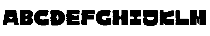 Rolling Hills Sans Font UPPERCASE