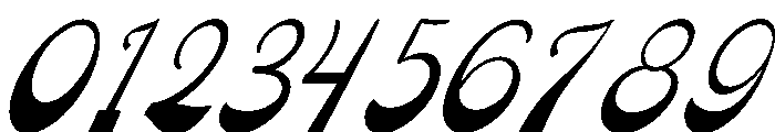 Rolling Rhapsody Italic Font OTHER CHARS