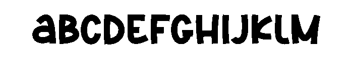 Rolls Cake Font UPPERCASE