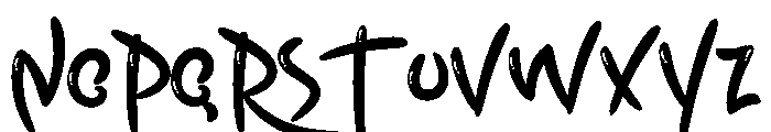Rolly Mellody Font UPPERCASE
