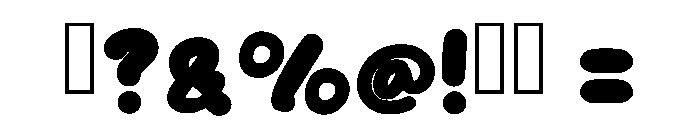 Rolly Pop Regular Font OTHER CHARS