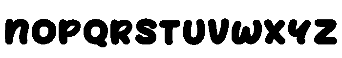 Rolly Pop Regular Font LOWERCASE