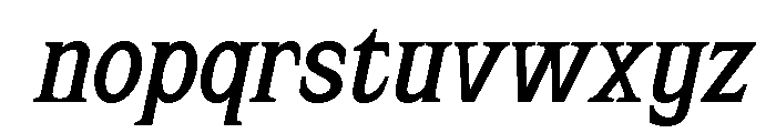 Rolynx Bold Italic Font LOWERCASE
