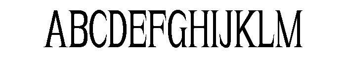 Rolynx Condensed Font UPPERCASE