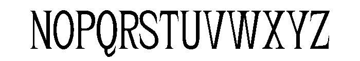 Rolynx Condensed Font UPPERCASE