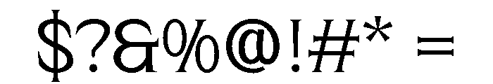 Rolynx Expanded Font OTHER CHARS