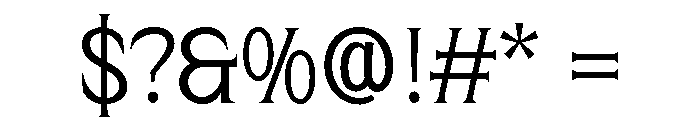 Rolynx Regular Font OTHER CHARS