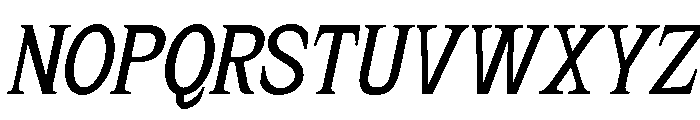 Rolynx Semi Bold Italic Font UPPERCASE