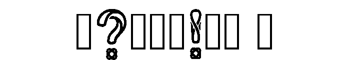 Roma Regular Font OTHER CHARS