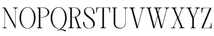 Roman Nemure Regular Font UPPERCASE