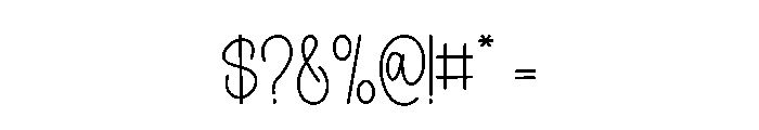 Romance Pillow Font OTHER CHARS