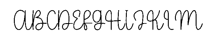 Romance Pillow Font UPPERCASE