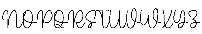 Romance Pillow Font UPPERCASE