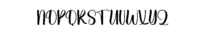 Romance School Font LOWERCASE