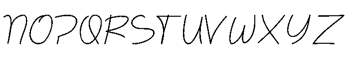 Romance Utille Script Regular Font UPPERCASE