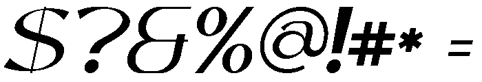 Romance Utille Serif Italic Font OTHER CHARS