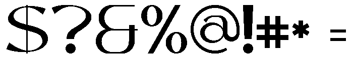 Romance Utille Serif Font OTHER CHARS