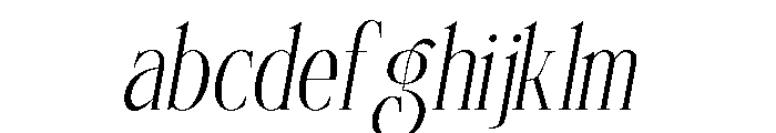 Romane Slant FONT