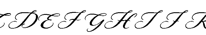 Romantic Amitha Italic Italic Font UPPERCASE
