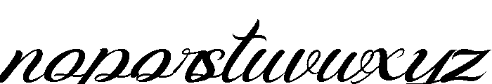 Romantic Amitha Italic Italic Font LOWERCASE