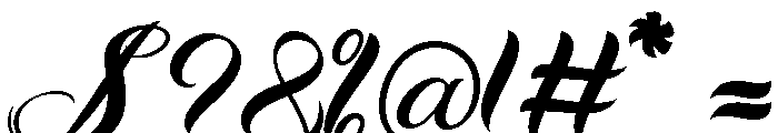 Romantic Amitha Font OTHER CHARS