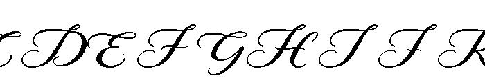 Romantic Amitha Font UPPERCASE