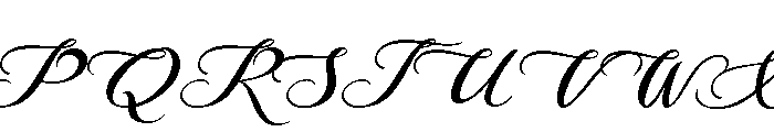 Romantic Amitha Font UPPERCASE