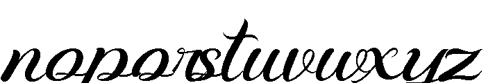 Romantic Amitha Font LOWERCASE