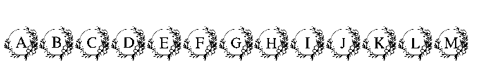 Romantic Bloom Monogram FONT