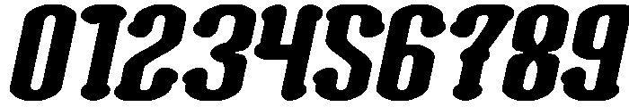 Romantic Club Bold Italic Font OTHER CHARS