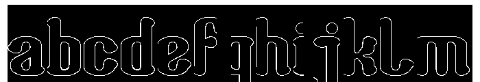Romantic Club-Hollow-Inverse FONT