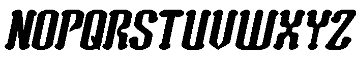 Romantic Club Italic Font UPPERCASE
