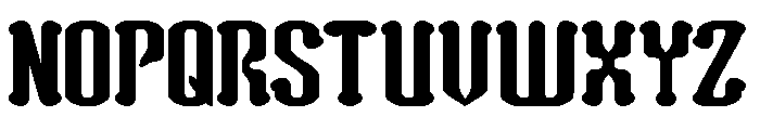 Romantic Club Font UPPERCASE